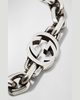 Men's Sterling Silver Interlocking G Link Bracelet