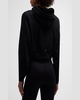 Cropped Go Time Padded Hoodie