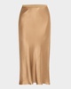 Bar Silk Slip Skirt 