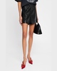 Kam Vegan Leather Shorts