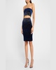 Midi Skirt in Crystal Velvet
