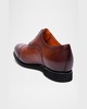 Men's Darian Grained Leather Oxfords