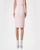 Double-Face Wool Crepe Pencil Skirt