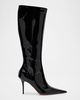 Barbara Patent Leather Stiletto Boots
