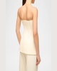Silvia Strapless Peplum Top