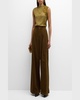 Andrew Wide-Leg Corduroy Pants