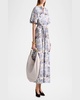 Paulina Printed Poplin Self-Tie Dress