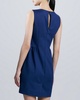 Strapless Floral Jacquard Midi Dress