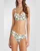 Daffodil-Print Charlize Classic Bikini Bottoms 