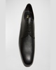 Men's Saffiano Leather Lace-Ups