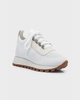 Knit Suede Trainer Sneakers