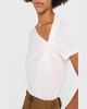 Liz Short-Sleeve Twist Top