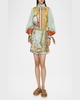 Surrealist Summer Mini Shirtdress