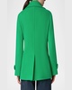 Short Double-Breasted Wool Coat