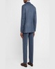 Men's Wool-Silk Plaid Suit