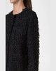 Bea Micro Sequin Fringed Boucle Shirt Jacket