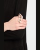 Liquid Lucite Wave Statement Ring