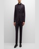 Men's Tonal Check 130s Wool Suit
