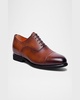 Men's Darian Grained Leather Oxfords