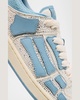 Men's Crystal-Embellished Leather Skel Top Sneakers