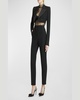 Crop Tuxedo Jacket