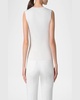 Sleeveless Fitted Silk Stretch Knit Top