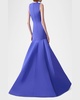 Sleeveless Silk Mermaid Gown