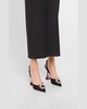 Begum Mesh Ornament Slingback Pumps