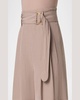 Fiorella Belted Wide-Leg Culotte Pants