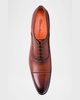 Men's Darian Grained Leather Oxfords
