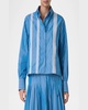 Striped Cotton Poplin Button-Down Shirt