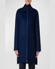 Fabiola Brushed Cashmere Collared Coat