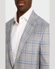Men's Wool Plaid Sport Coat