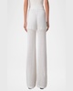 Chunky Cotton Crochet Knit Straight-Leg Pants