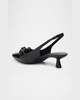 Rosie Slingback Kitten Pumps