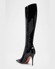 Barbara Patent Leather Stiletto Boots