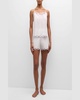 Colette Lace-Trim Cami Pajama Set