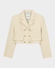 Alessandrie Double-Breasted Cropped Blazer