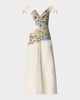 Jophee Drape Cap-Sleeve Maxi Dress