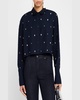 Mackie Boxy Rhinestone Cotton Top
