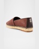 Men's Leather and Hemp Espadrilles