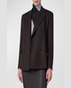 Marvin Cashmere Flannel Double-Breasted Jacket