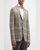 Men's Cashmere Plaid Sport Coat