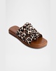 Tamer Caged Animal-Print Slide Sandals
