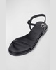 Nettie Leather Ankle-Strap Sandals