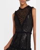 Ellis Sleeveless Lace Mini Dress