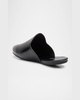 Men's Analog Leather Slippers