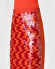  Mix Media Lasercut Dot Sequined Midi Skirt