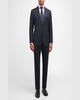 Men's Wool Pinstripe Suit