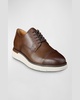 Men's Caleb Leather Cap-Toe Sneakers